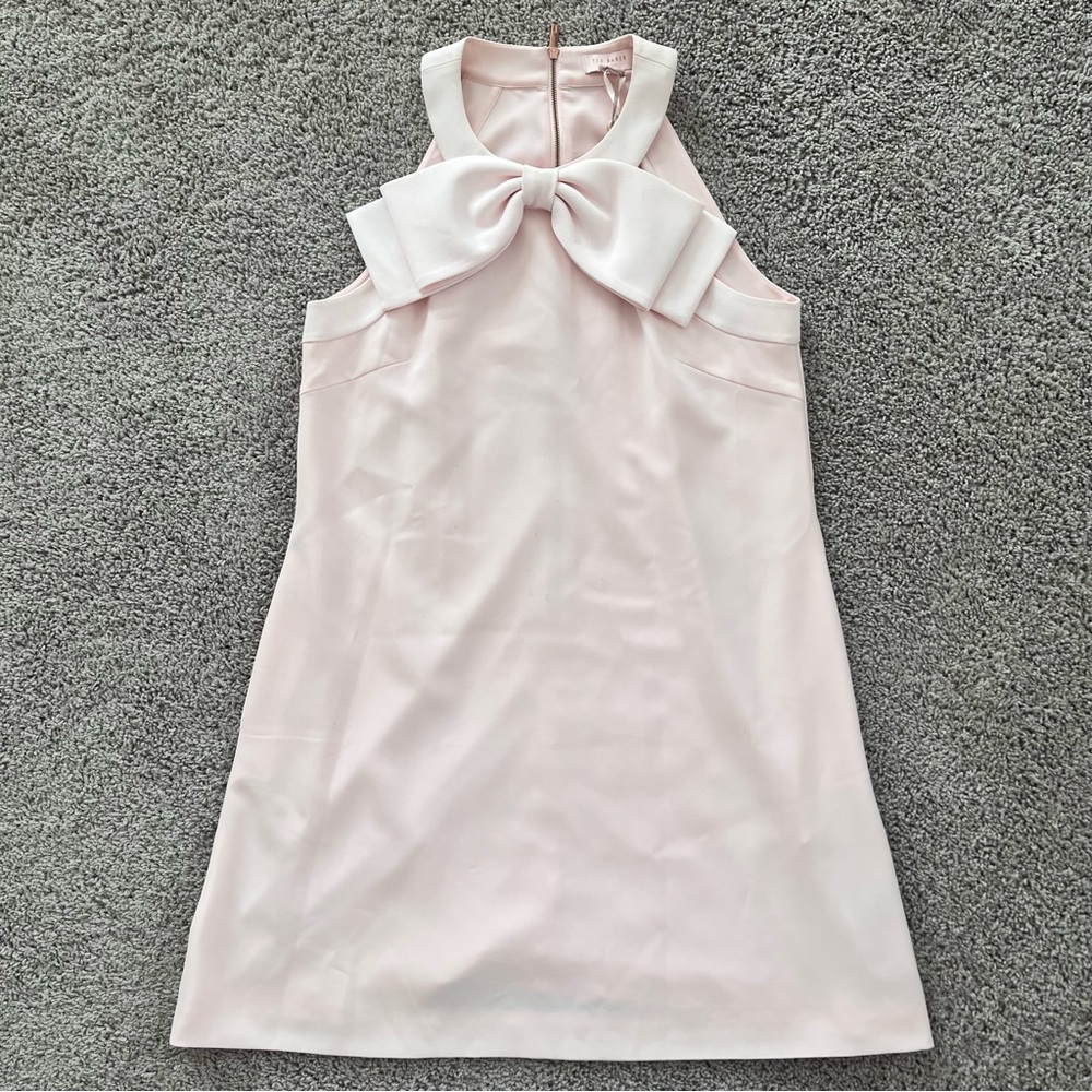 Ted Baker Womens Pink Bow Dress